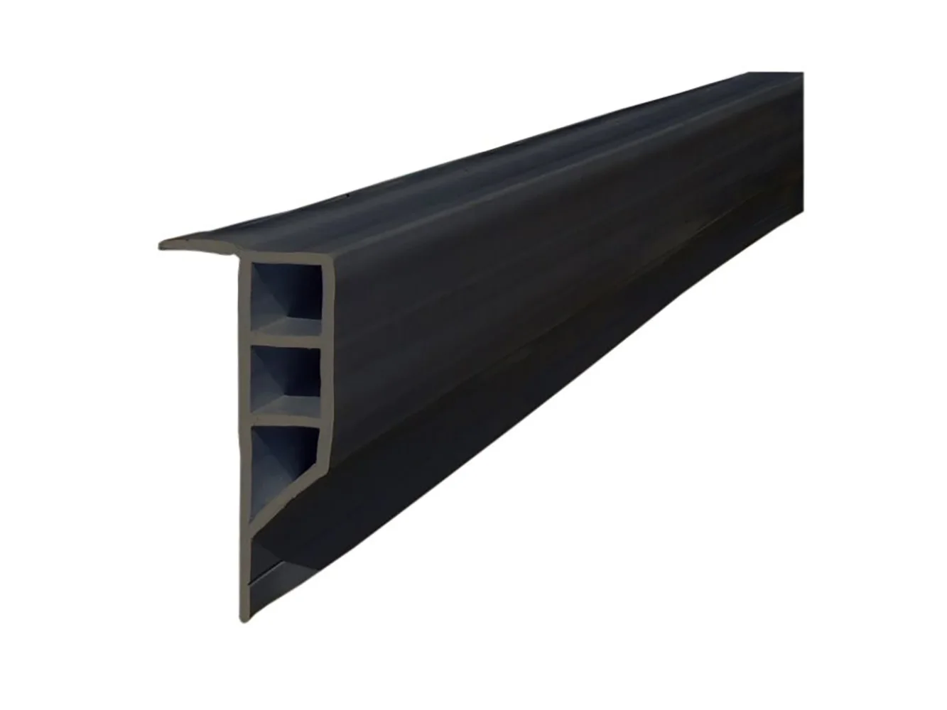 Dock Edge Standard PVC Full Face Profile - 16' Roll - Black