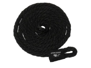 Dock Edge Fender Line - 3/8" x 5' - Black - 2-Pack