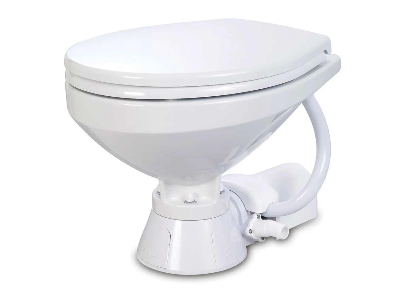 Jabsco Electric Marine Toilet - Regular Bowl w/Soft Close Lid - 12V