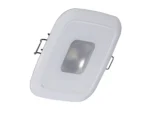 Lumitec Square Mirage Down Light - Spectrum RGBW Dimming - White Bezel