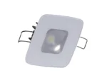 Lumitec Square Mirage Down Light - White Dimming, Red/Blue Non-Dimming - Glass Housing - No Bezel