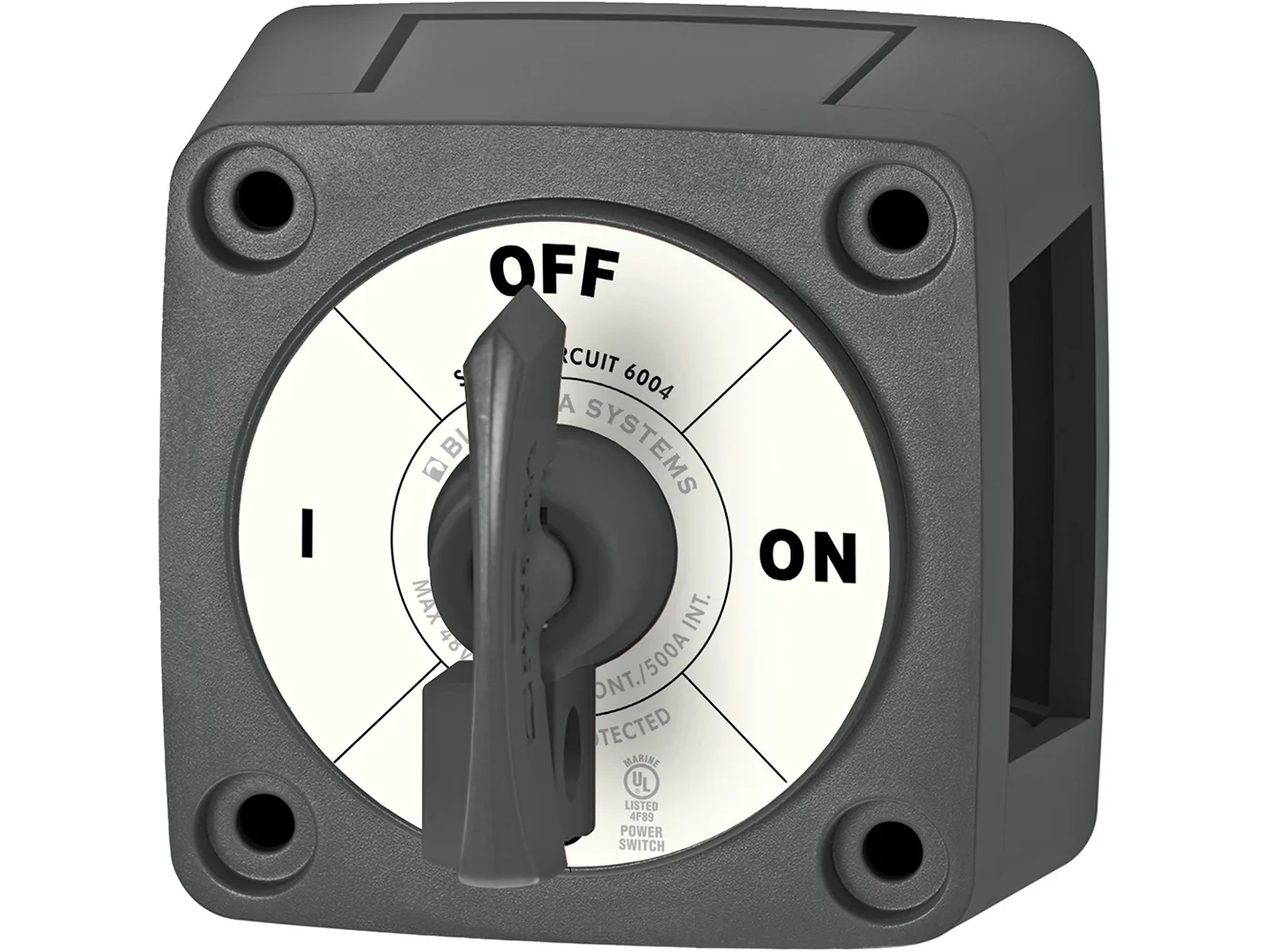 Blue Sea 6004200 Single Circuit ON-OFF w/Locking Key - Black
