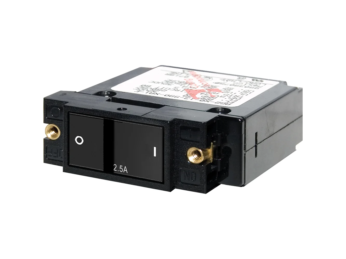 Blue Sea 7399 A-Series Flat Rocker Circuit Breaker - Single Pole - 2.5A