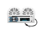 Boss Audio MCK508WB.6 Marine Stereo & 6.5" Speaker Kit - White