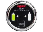 Fireboy-Xintex Deluxe Helm Display w/Gauge Body, LED & Color Graphics f/Engine Shutdown System - Chrome Bezel Display