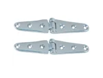 Perko 8" Chrome Plated Bronze Strap Hinges