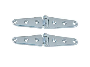 Perko 8" Chrome Plated Bronze Strap Hinges