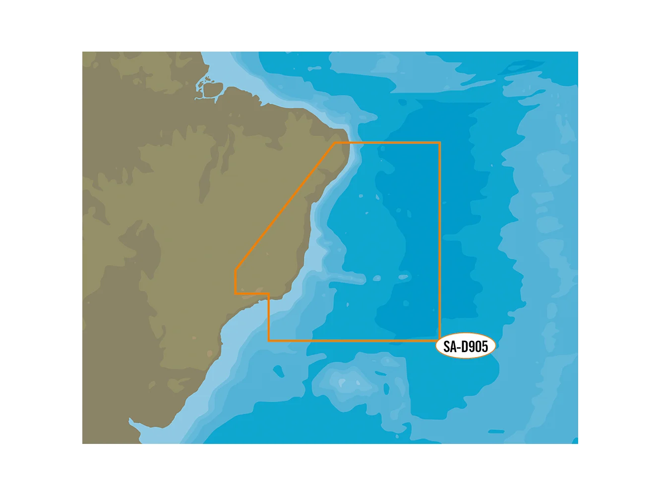 C-MAP 4D SA-D905 Recife to Rio De Janiero