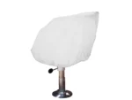 Taylor Made Helm/Bucket/Fixed Back Boat Seat Cover - Vinyl White