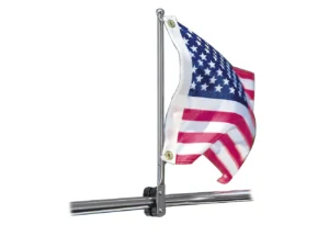 Taylor Made 7/8"-1-1/4" SS Rail Mount Pulpit Staff