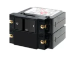 Blue Sea 7411 A-Series Flat Rocker Circuit Breaker - Double Pole - 15A
