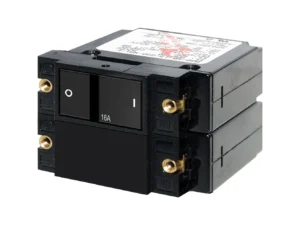 Blue Sea 7412 A-Series Flat Rocker Circuit Breaker - Double Pole - 16A