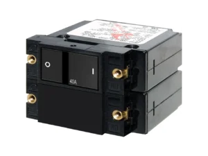 Blue Sea 7416 A-Series Flat Rocker Circuit Breaker - Double Pole - 40A