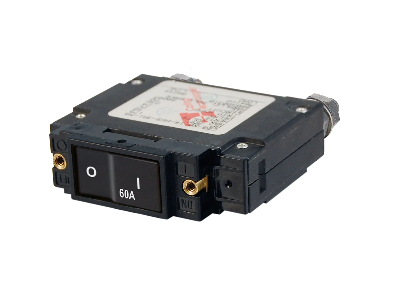 Blue Sea 7547 C-Series Flat Rocker Circuit Breaker - Single Pole - 60A