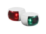 Hella Marine NaviLED Port & Starboard Pair - 2nm - Colored Lens/White Housing