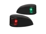 Hella Marine NaviLED Deck Mount Port & Starboard Pair - 2nm - Clear Lens/Black Housing