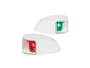 Hella Marine NaviLED Deck Mount Port & Starboard Pair - 2nm - Clear Lens/White Housing