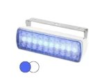 Hella Marine Sea Hawk XL Dual Color LED FloodLights - Blue/White LED - White Housing
