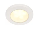 Hella Marine EuroLED 75 3" Round Screw Mount Down Light - Warm White LED - White Plastic Rim - 12V