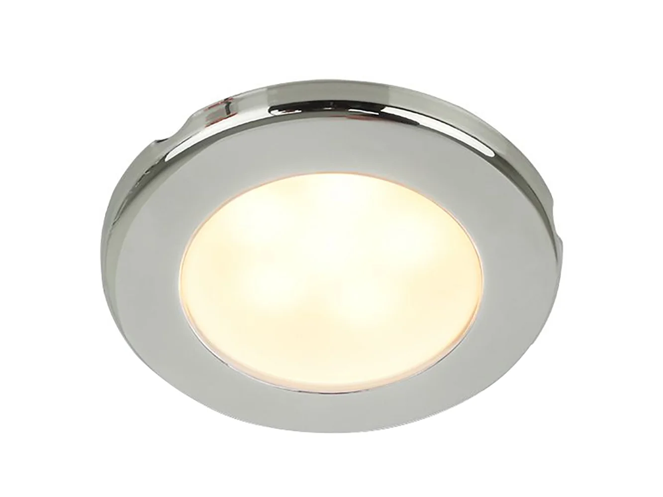 Hella Marine EuroLED 75 3" Round Screw Mount Down Light - Warm White LED - Stainless Steel Rim - 24V