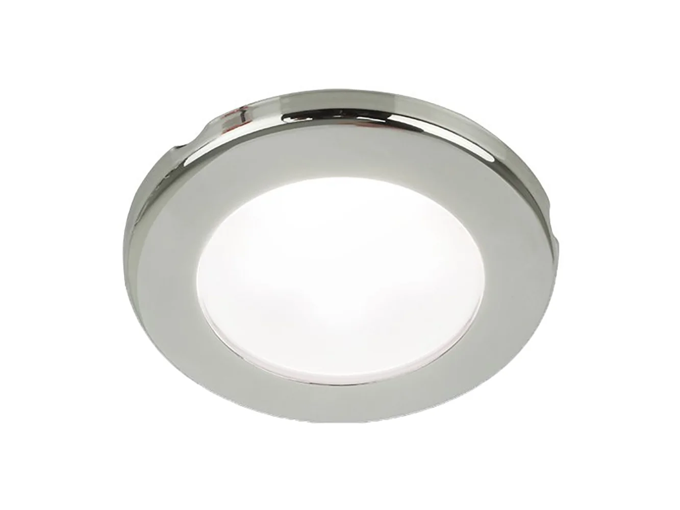 Hella Marine EuroLED 75 3" Round Screw Mount Down Light - White LED - Stainless Steel Rim - 24V
