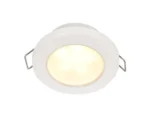 Hella Marine EuroLED 75 3" Round Spring Mount Down Light - Warm White LED - White Plastic Rim - 12V
