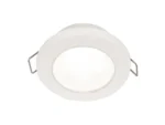 Hella Marine EuroLED 75 3" Round Spring Mount Down Light - White LED - White Plastic Rim - 12V