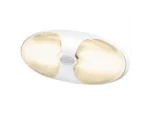 Hella Marine DuraLED 12 Interior/Exterior Lamp - Warm White LED - White Housing