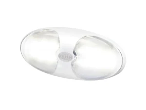 Hella Marine DuraLED 12 Interior/Exterior Lamp w/Switch - White LED - White Housing