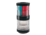 Hella Marine Tri-Color Navigation Light/Anchor Navigation Lamp- Incandescent - 2nm - Black Housing - 12V