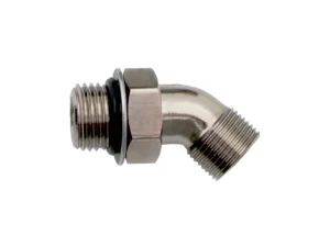 Uflex 45° Adjustable Fitting f/Back of UP Series Helms ORB 6 to 3/8" COMP