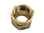 Uflex Brass Compression Nut w/Sleeve #61CA-6