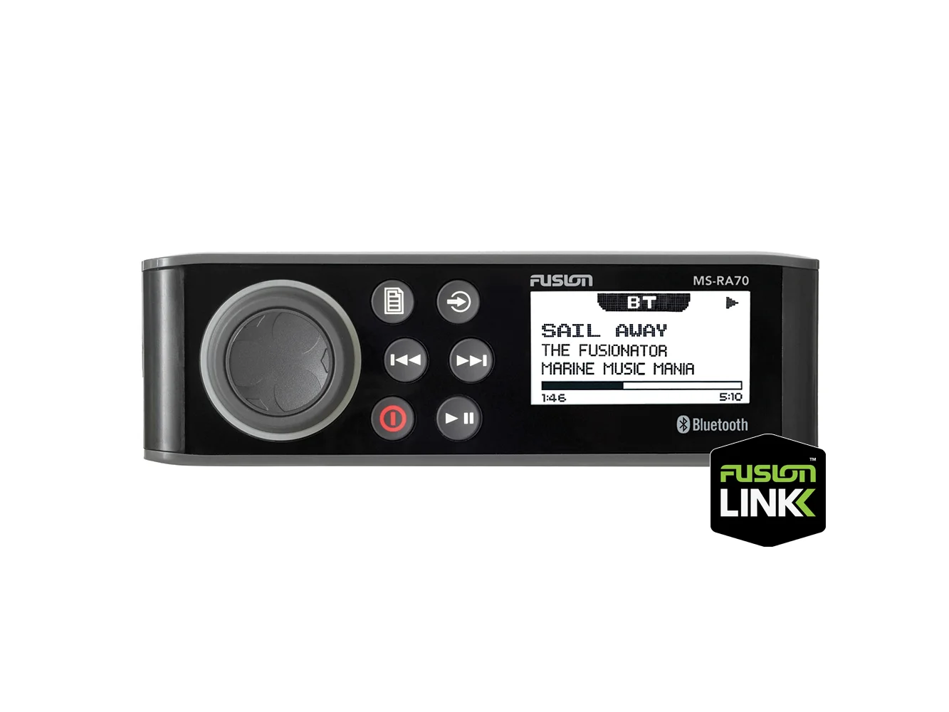 Fusion MS-RA70 Stereo w/AM/FM/BT - 2 Zone
