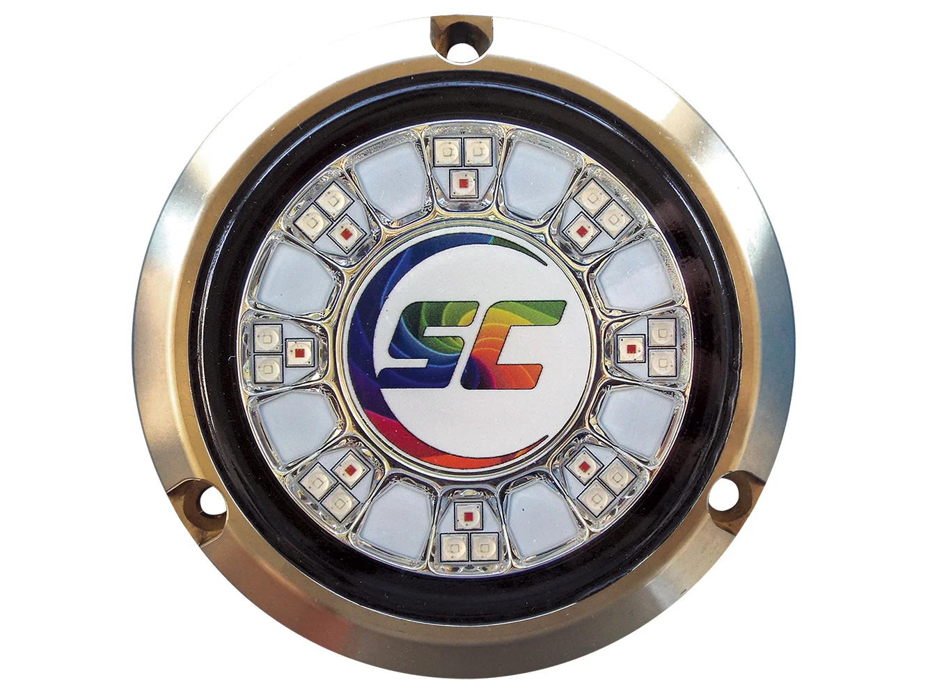 Shadow-Caster SCR-24 Bronze Underwater Light - 24 LEDs - Full Color Changing