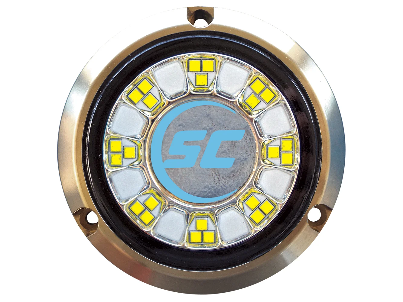 Shadow-Caster SCR-24 Bronze Underwater Light - 24 LEDs - Bimini Blue