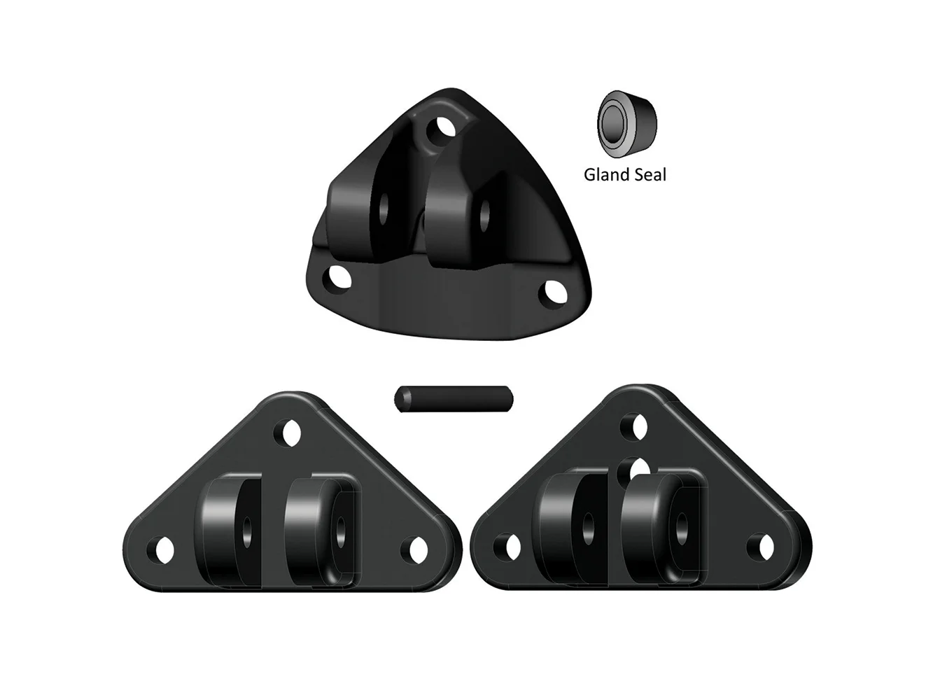 Lenco Universal Actuator Mounting Bracket Replacement Kit