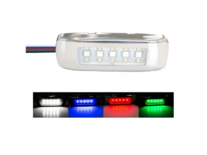 Innovative Lighting RGBW Tri-Lite w/Stainless Steel Bezel
