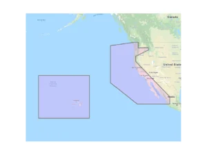 Furuno U.S. West Coast, Hawaii & Baja Mexico - Vector Chart, Standard Resolution Satellite Photos f/Baja Mexico - Unlock Code