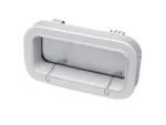 Beckson Drain Port - 4" x 14" x 1"-Depth - White/Clear