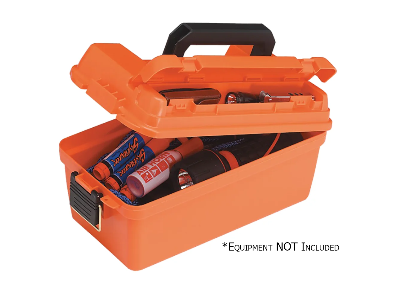 Plano Small Shallow Emergency Dry Storage Supply Box - Orange