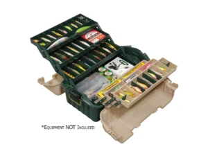 Plano Hip Roof Tackle Box w/6-Trays - Green/Sandstone