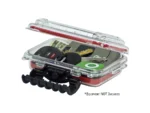 Plano Waterproof Polycarbonate Storage Box - 3449 Size - Red/Clear