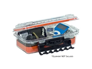 Plano Waterproof Polycarbonate Storage Box - 3500 Size - Orange/Clear