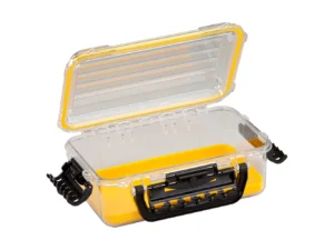 Plano Waterproof Polycarbonate Storage Box - 3600 Size - Yellow/Clear