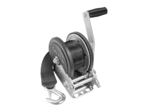 Fulton 1500lb Single Speed Winch w/20' Strap & Cover