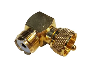 Shakespeare Right Angle Connector - PL-259 to SO-239 Adapter