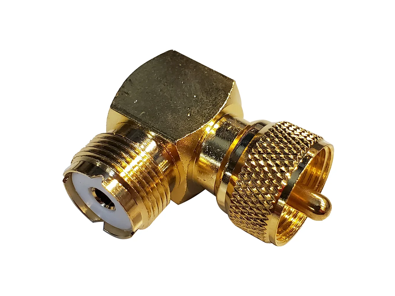 Shakespeare Right Angle Connector - PL-259 to SO-239 Adapter