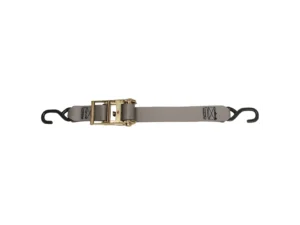 CargoBuckle Multipurpose Ratchet Strap Tie-Down w/S-Hooks - 2" x 15'