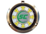 Shadow-Caster SCR-24 Bronze Underwater Light - 24 LEDs - Aqua Green