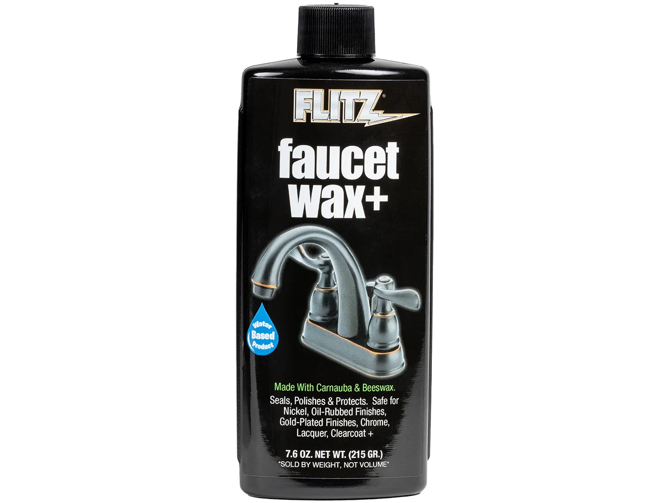 Flitz Faucet Waxx Plus - 7.6oz Bottle